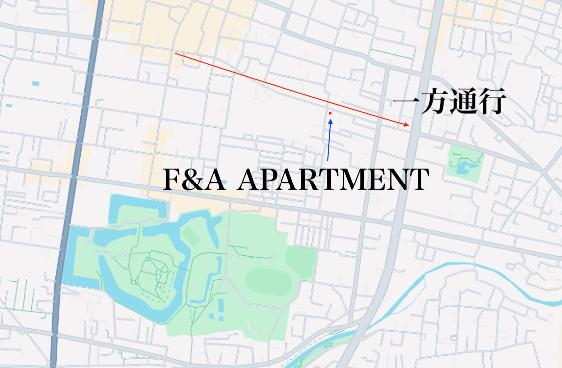 F&A APARTMENT 地図