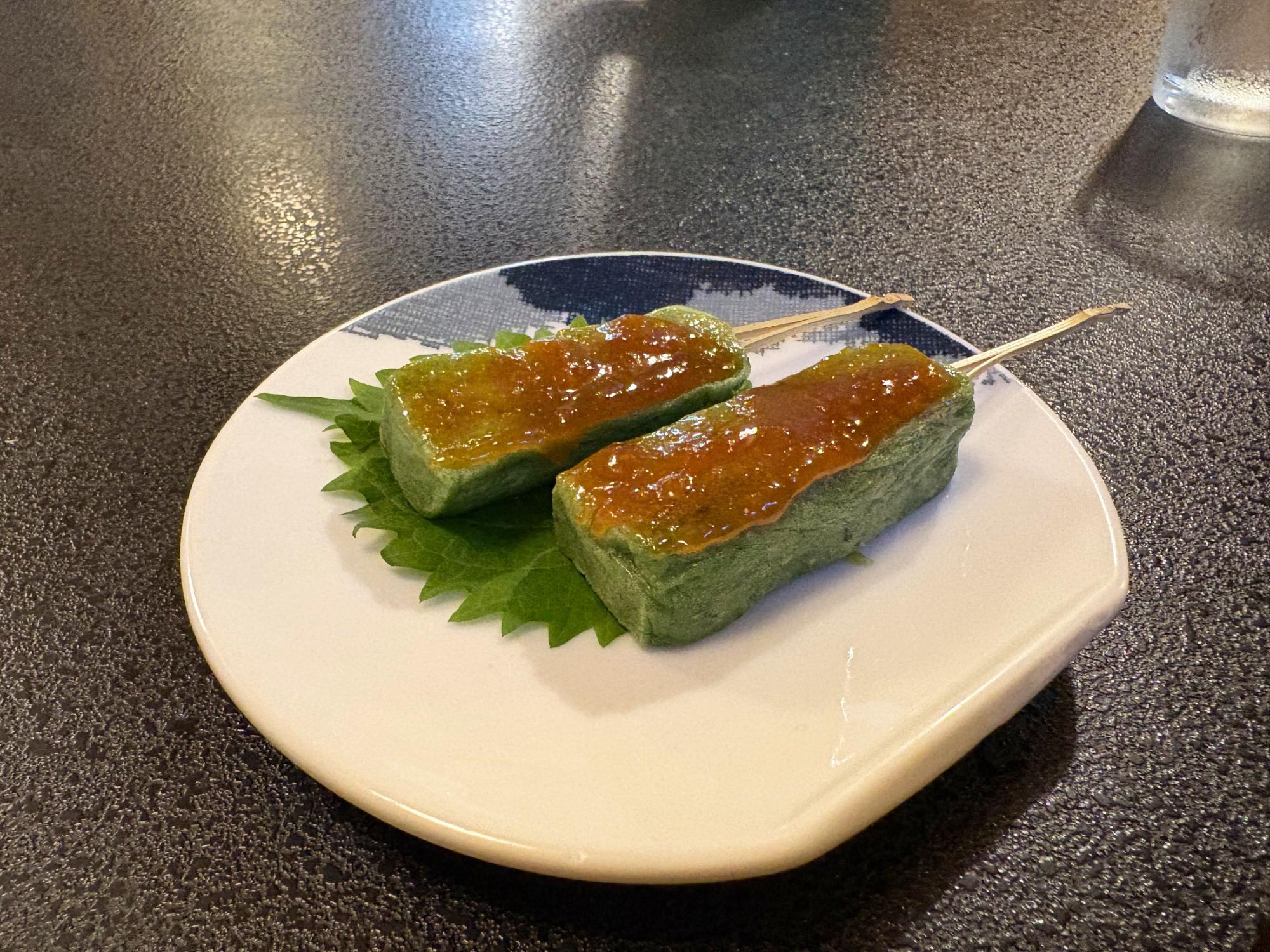 卯之家 よもぎ麩の田楽