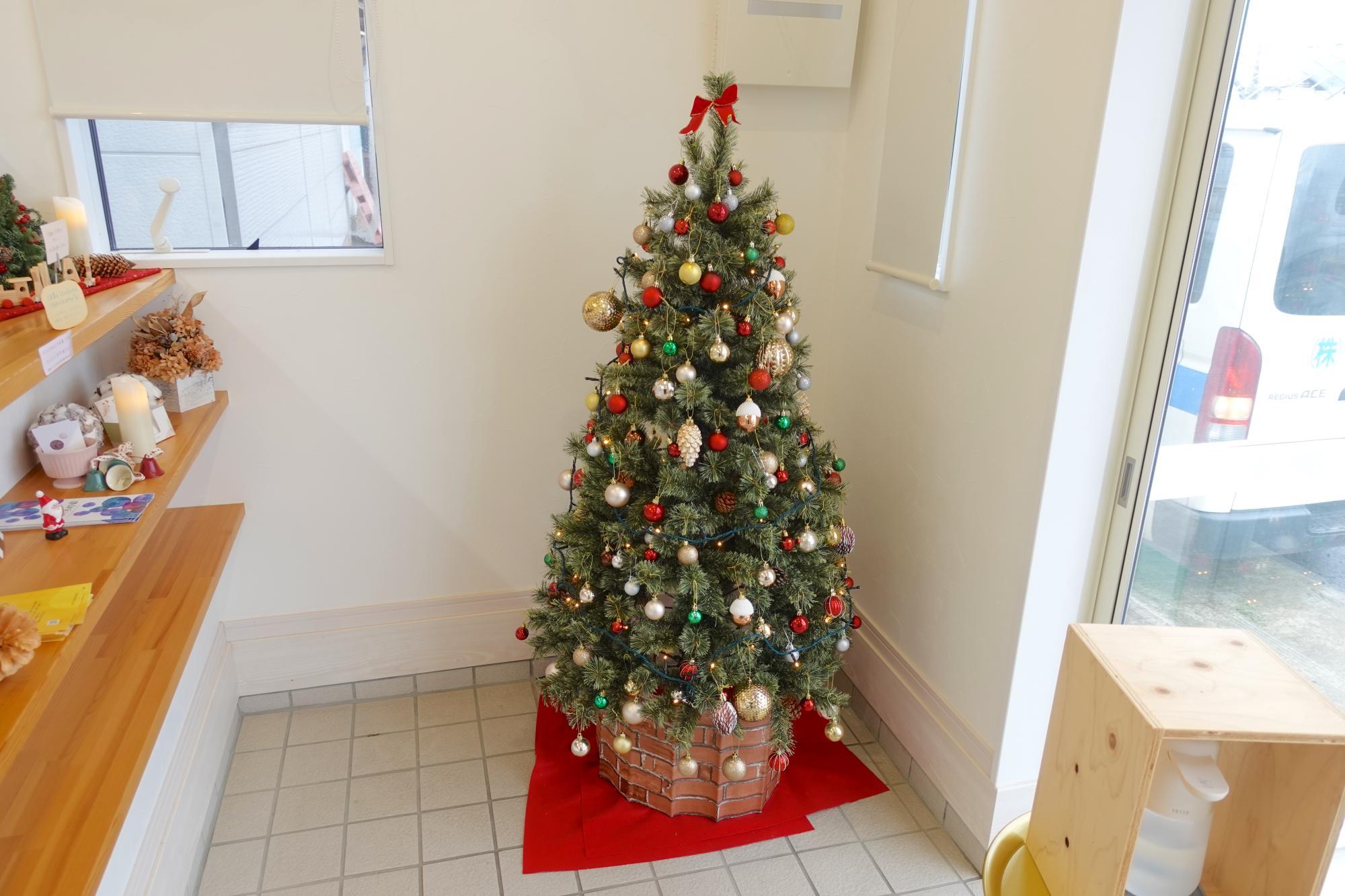 cookies&cakes suctto/サクット 店内 クリスマスツリー