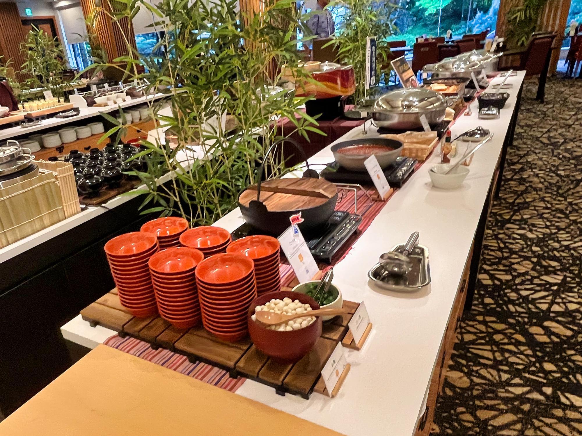 芦ノ牧温泉 丸峰観光ホテル ディナービュッフェ こづゆ