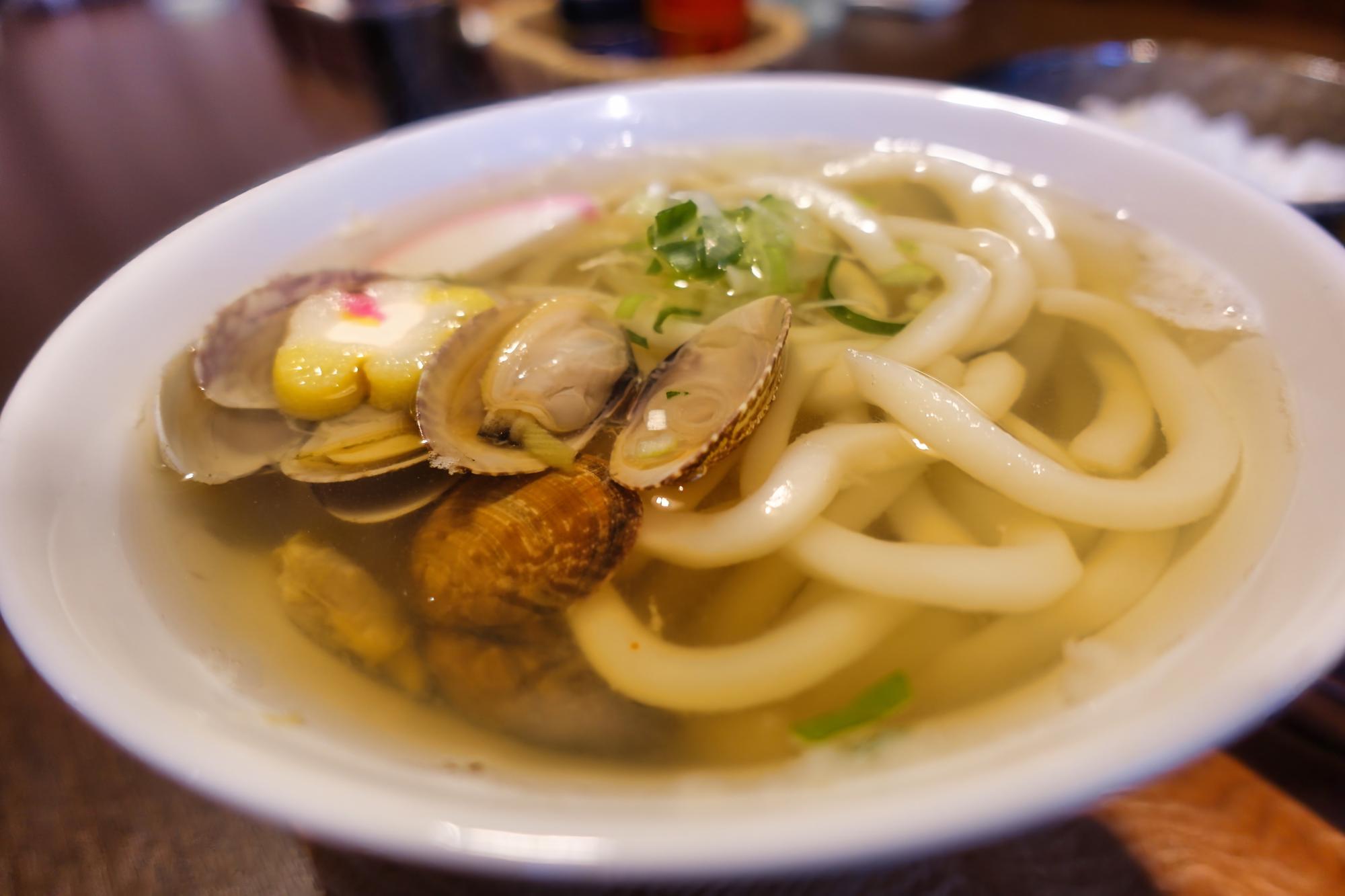 お酒と小料理 いちりん 藻塩のあさり磯うどん