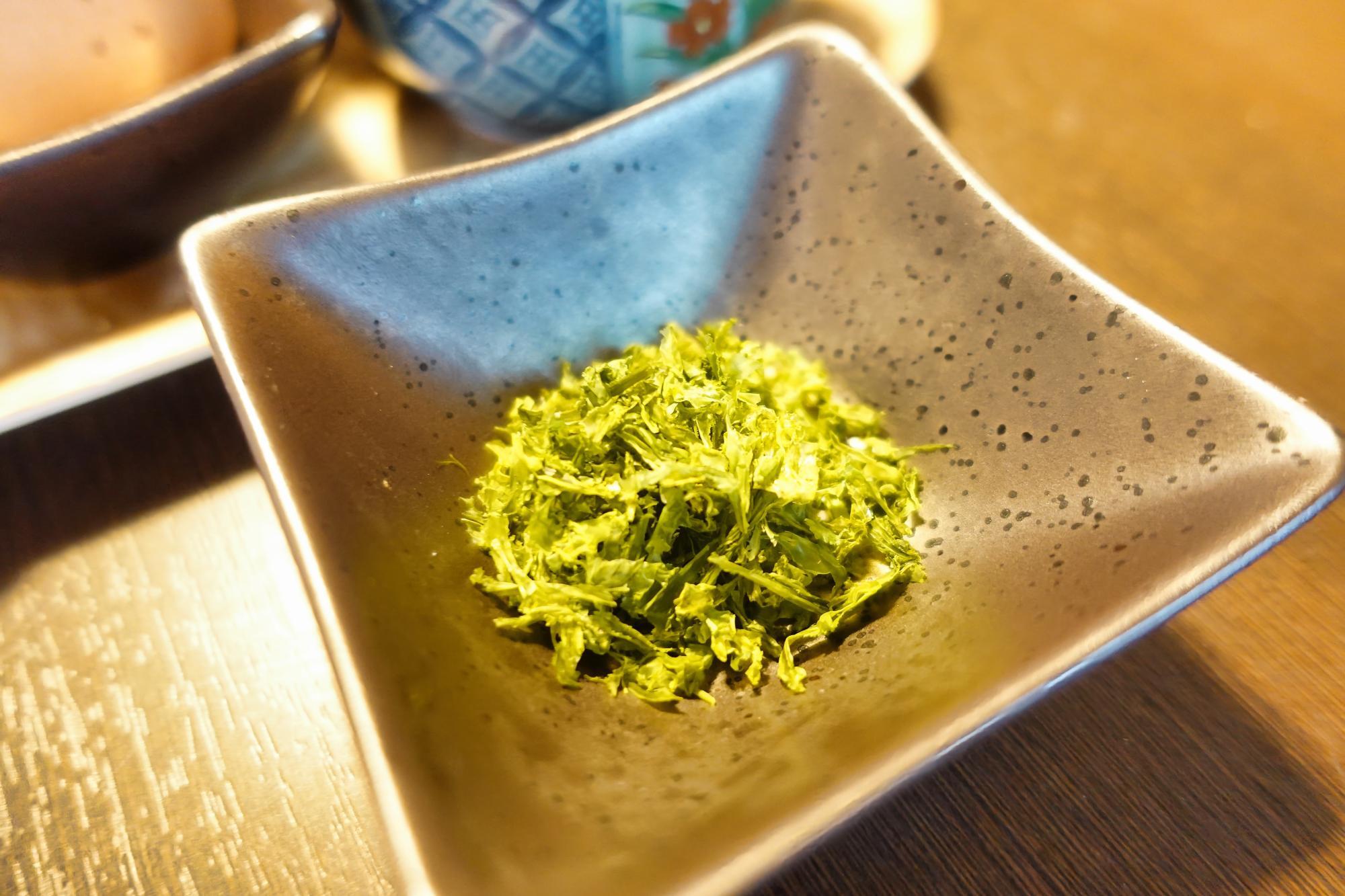 お酒と小料理 いちりん 藻塩のあさり磯うどん あおさ