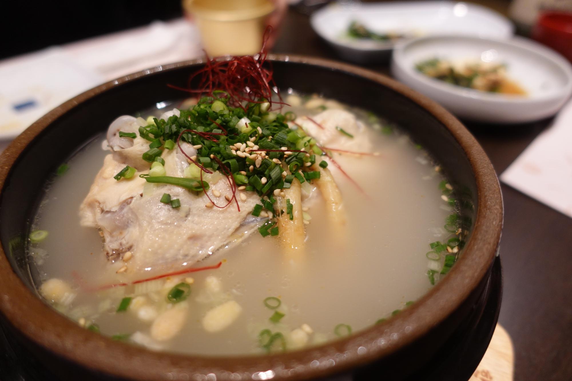 花郎亭 事前予約 参鶏湯/サムゲタン