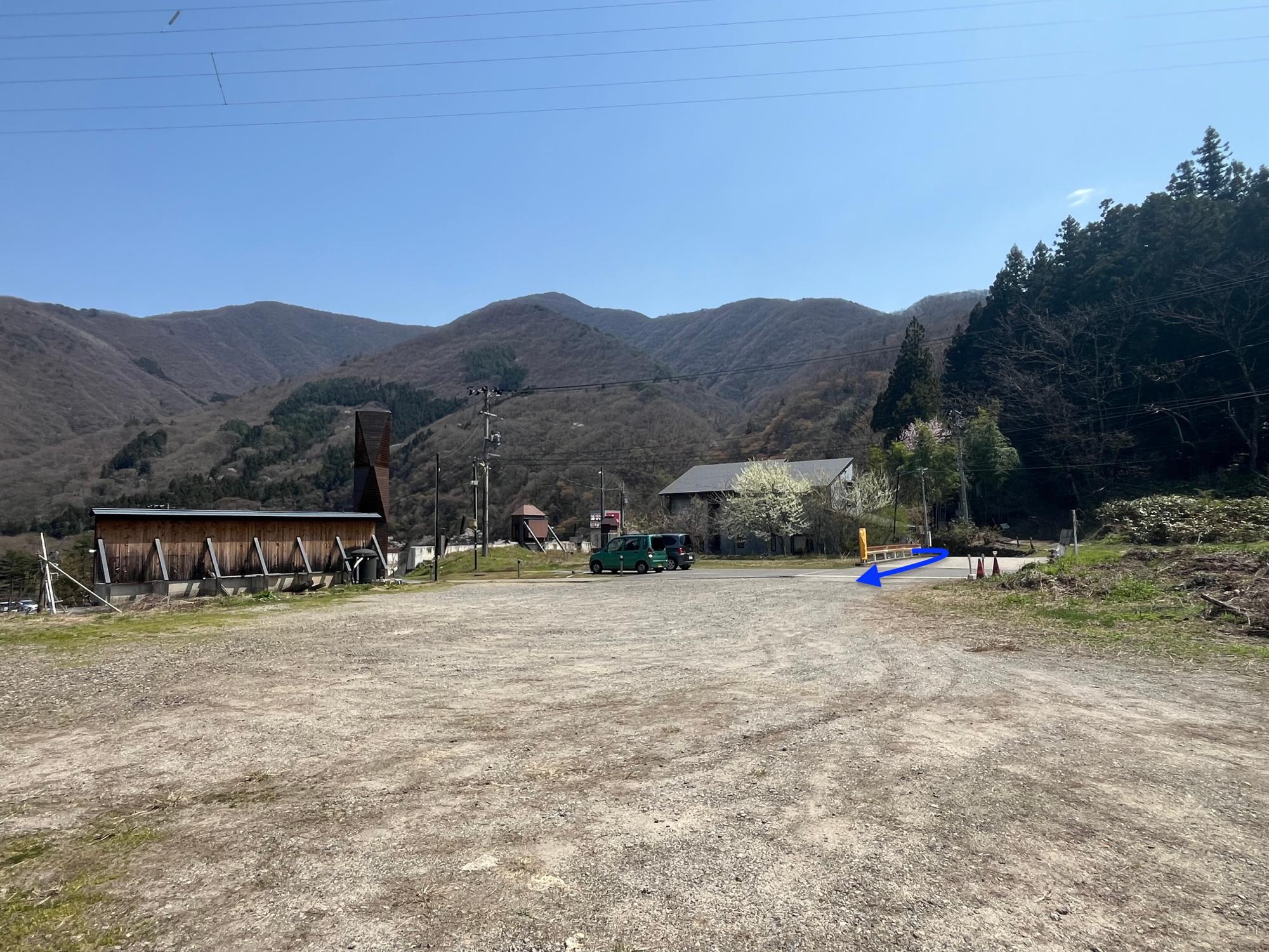 芦ノ牧温泉 かがやき公園 駐車場ルート