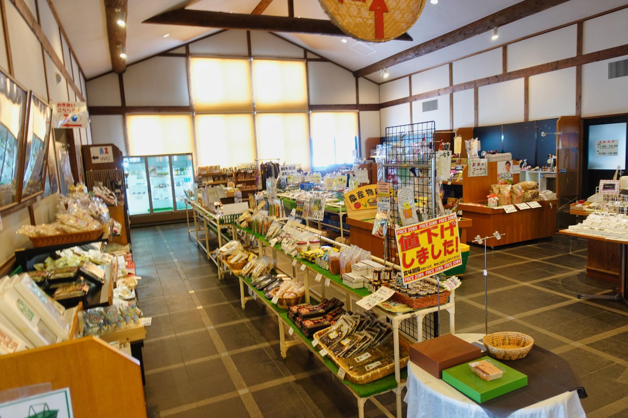 蕎麦の里 いわはし館 店舗 店内