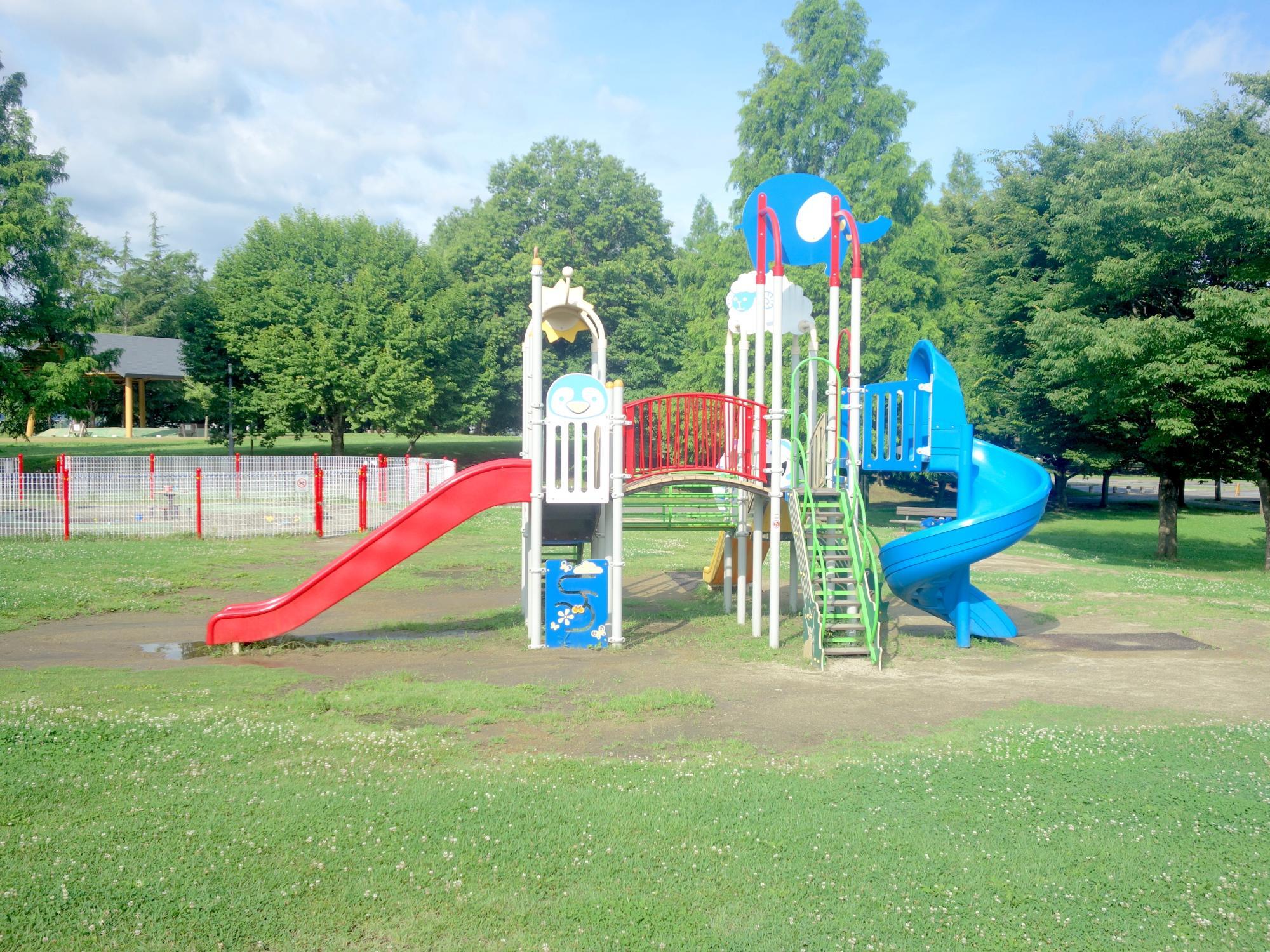 会津総合運動公園 わんぱく広場 滑り台