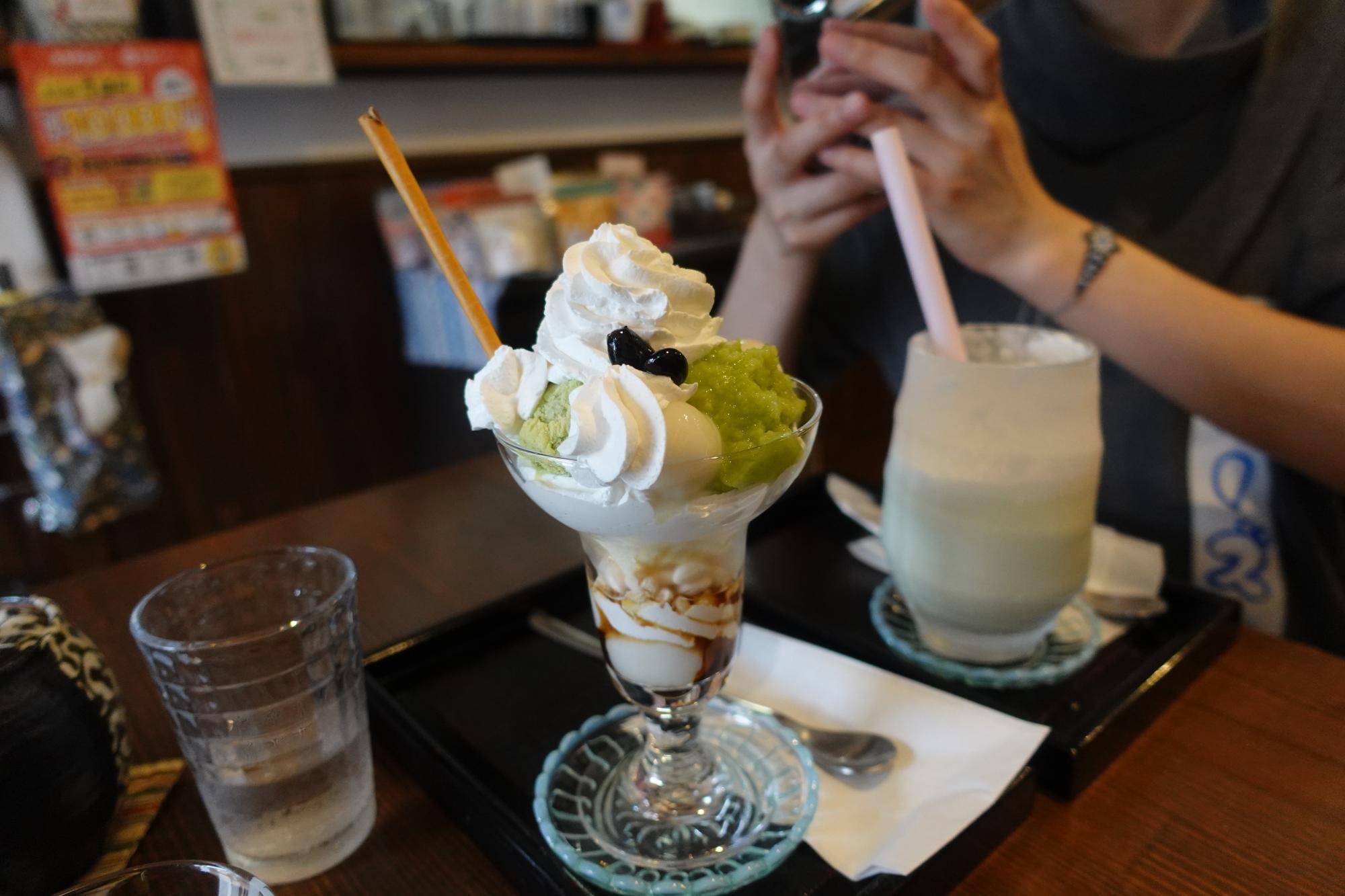 なぬか町茶房 結 もちパフェ