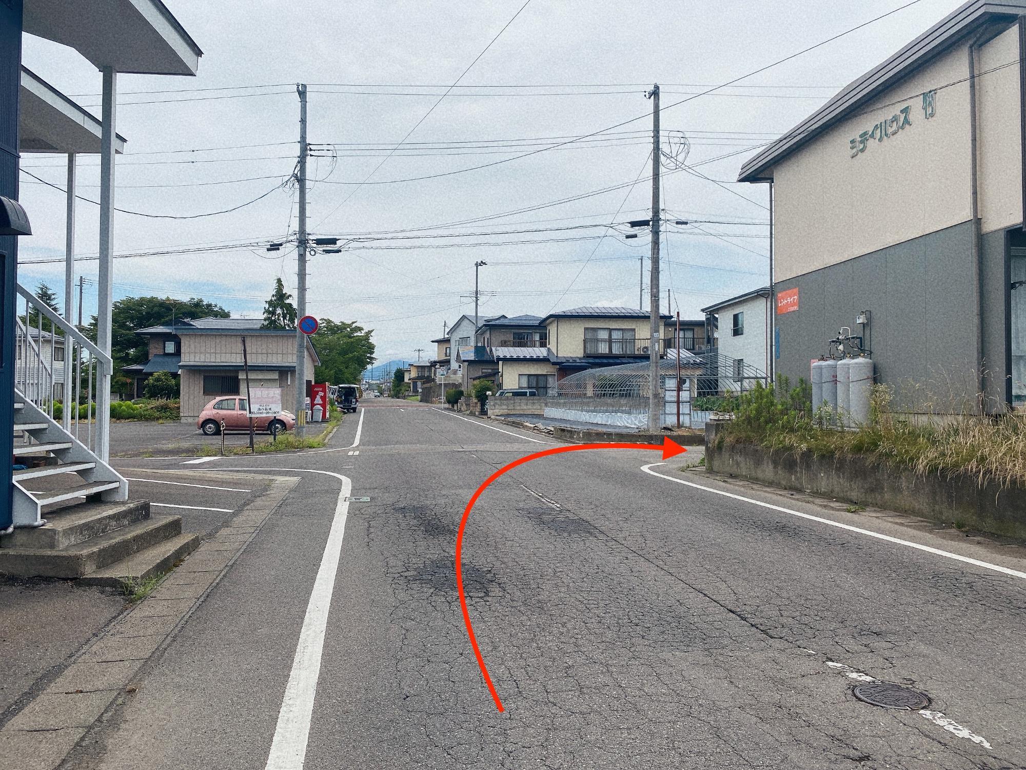 麺処 悦(えつ)  行き方(ルート)