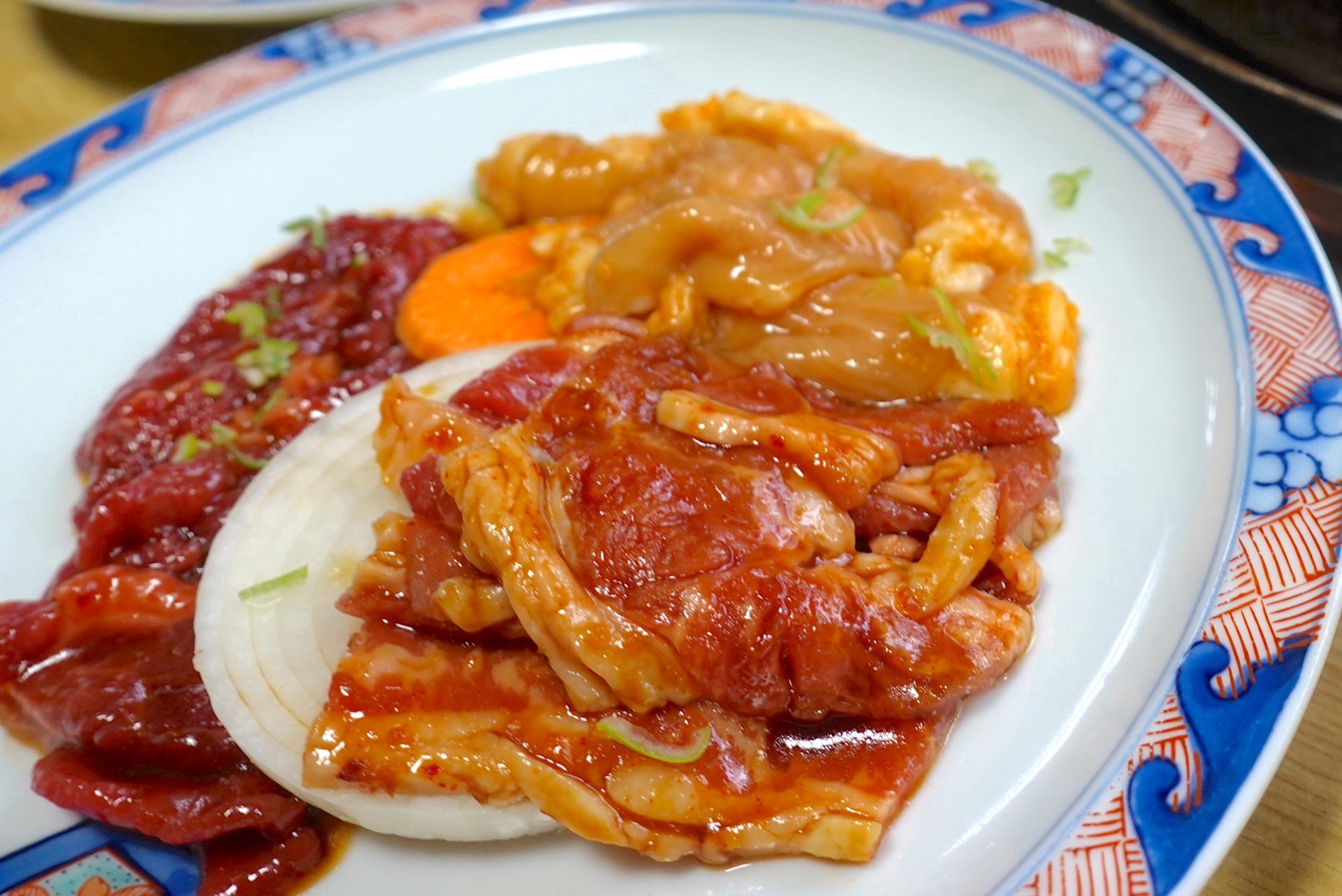 肉の 丸長 本店 3点選んで 焼肉セット