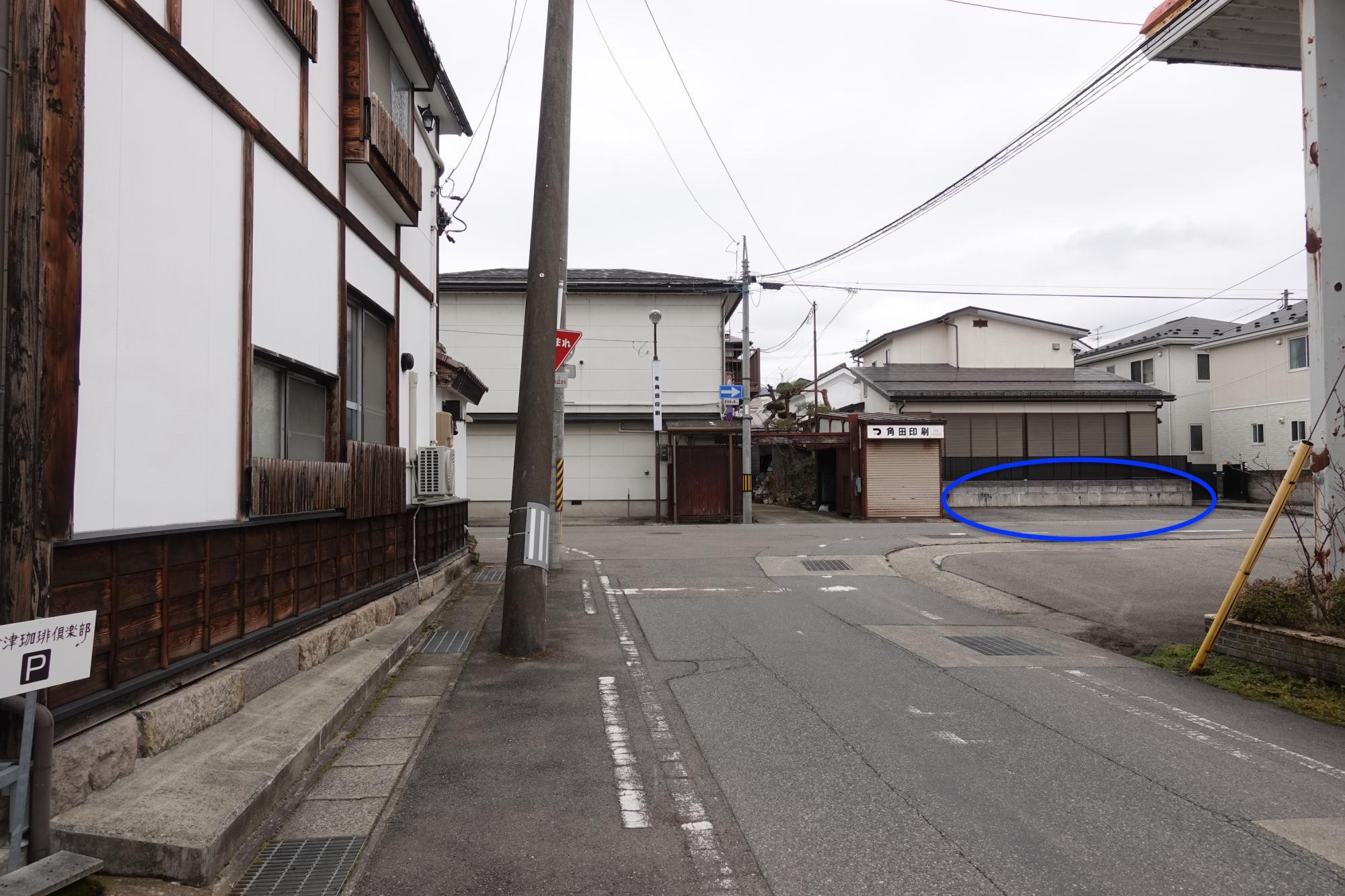 會津珈琲倶楽部 駐車場