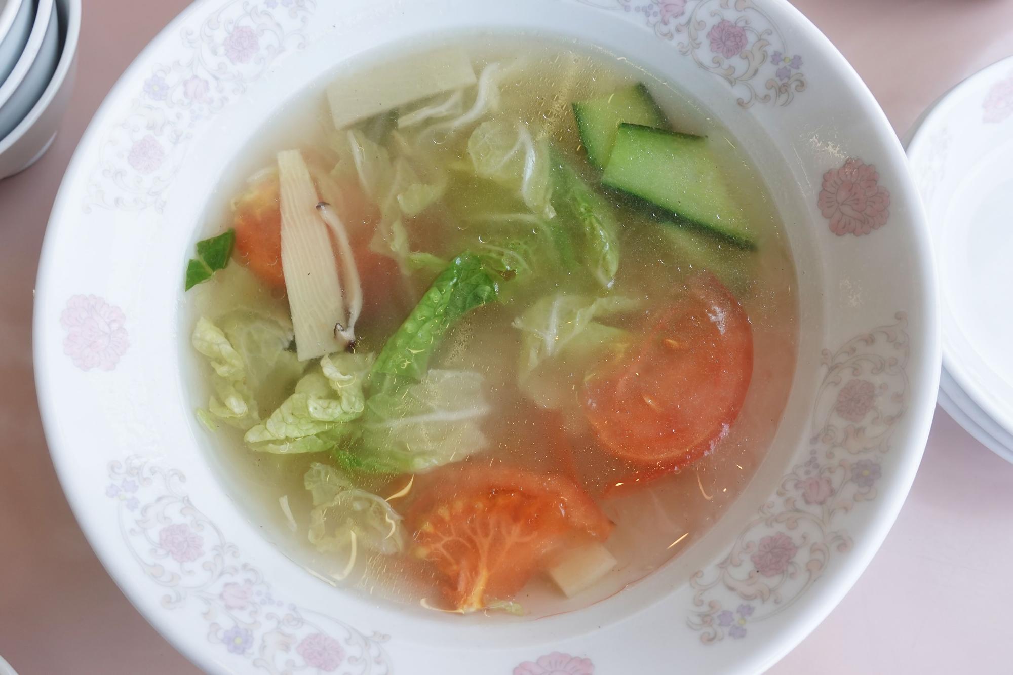 黄鶴楼 (こうかくろう) 野菜スープ