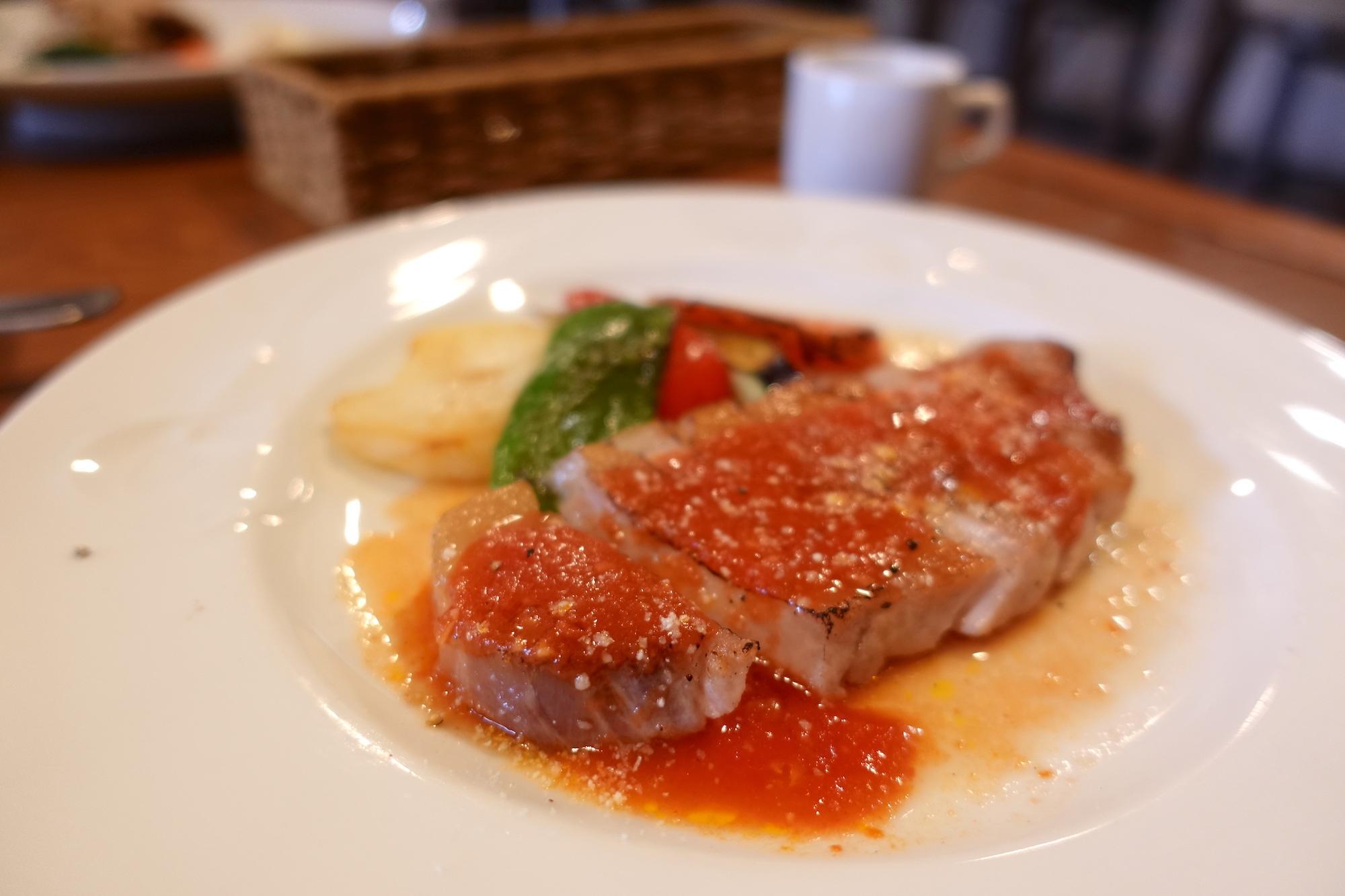 洋食 マーティン ポークソテー トマトソース