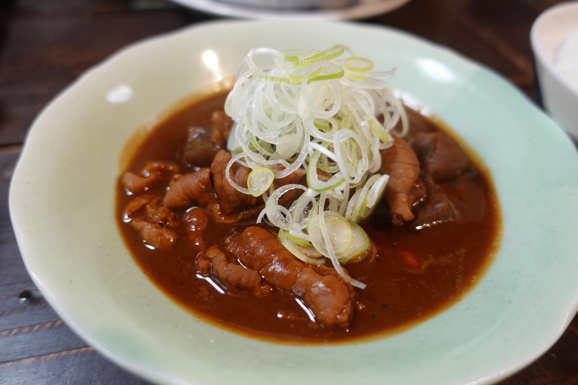 酒処ハチヤ どて煮 ご飯