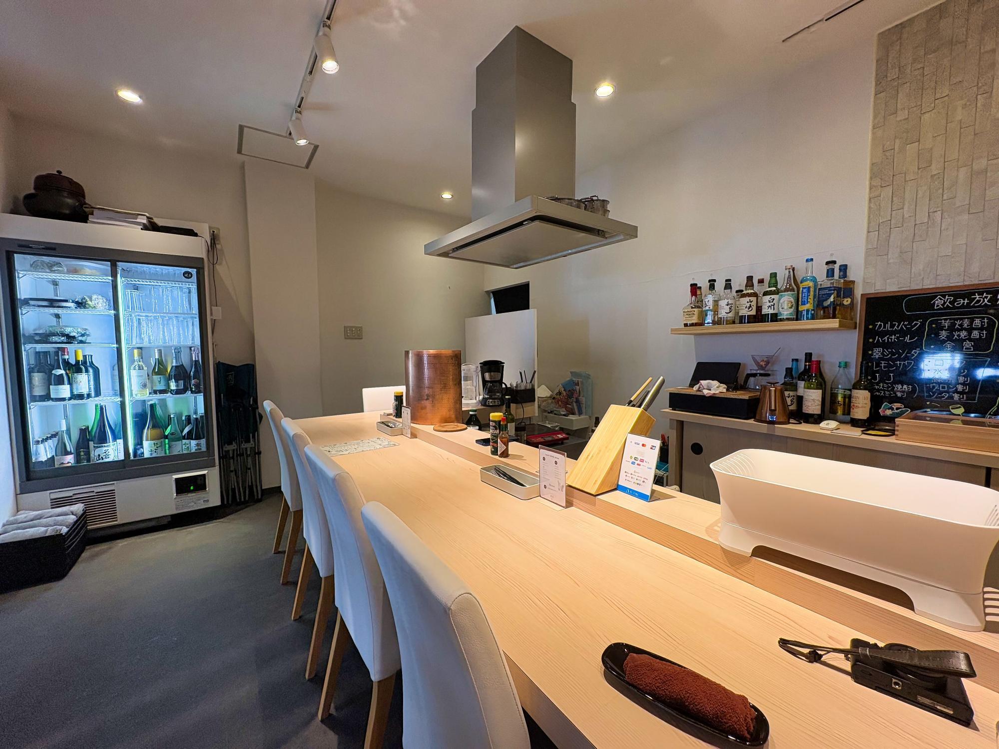 和イタリアン 菜EN(さいえん)  カウンター席