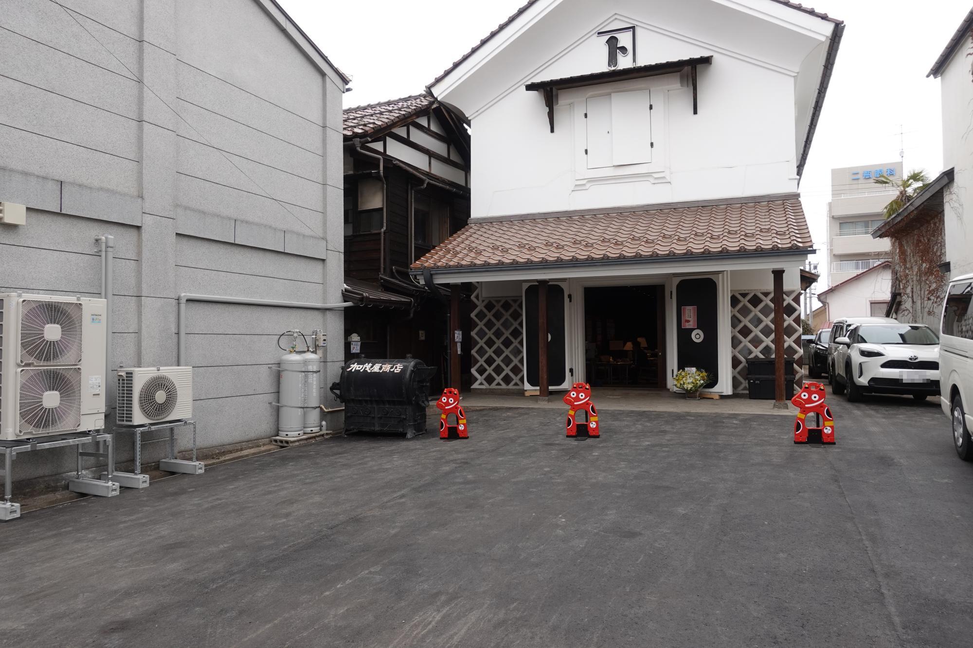 アカベコランド 駐車場 会津若松市 七日町通り