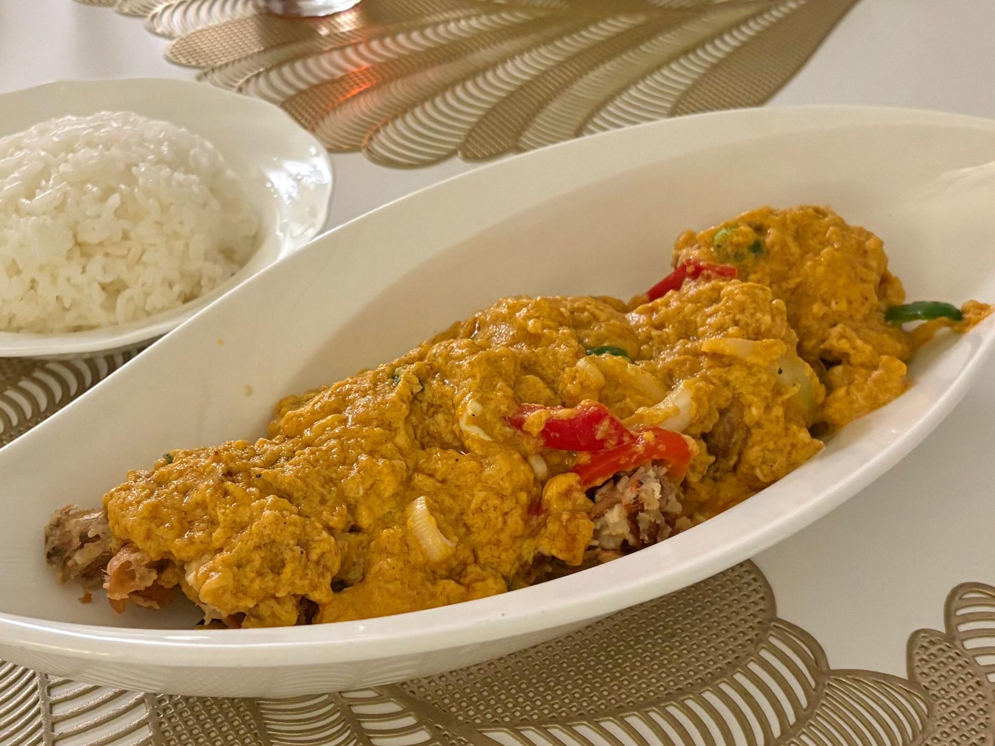 タイ料理レストラン バンコクコーナー  プーパッポンカレー