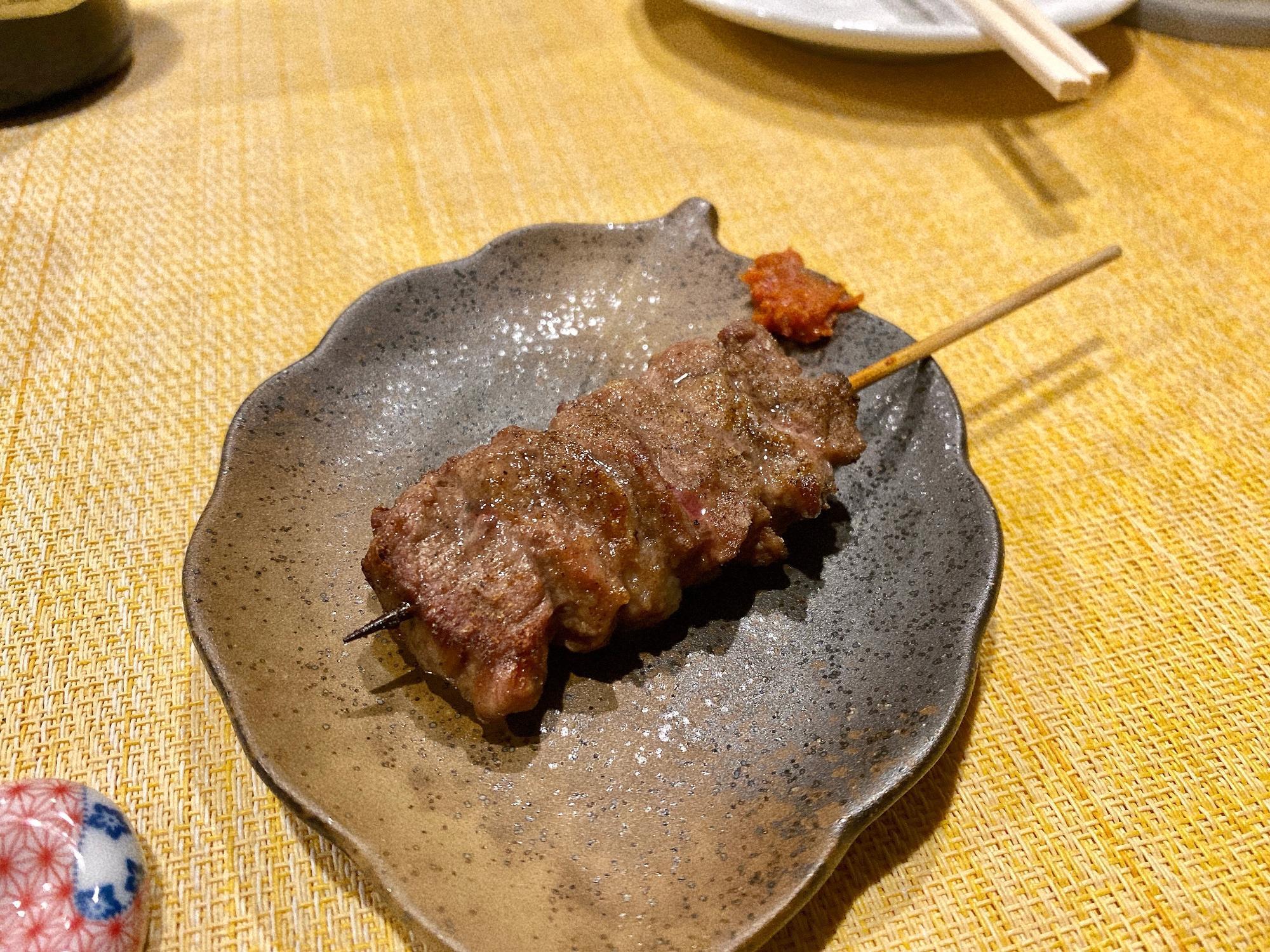 本格炭火焼鳥 萩のや 豚のカシラ