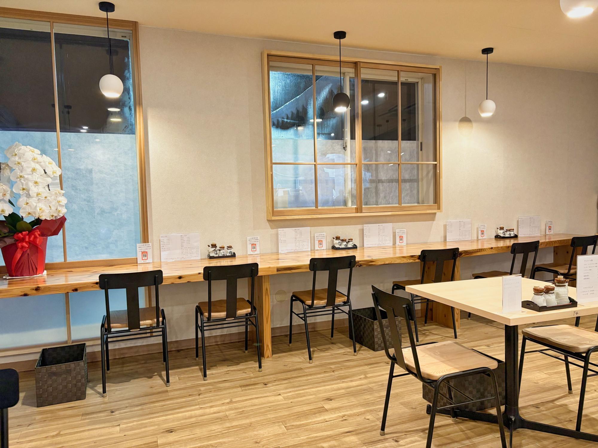 そば処 空~sora~ 店舗 店内