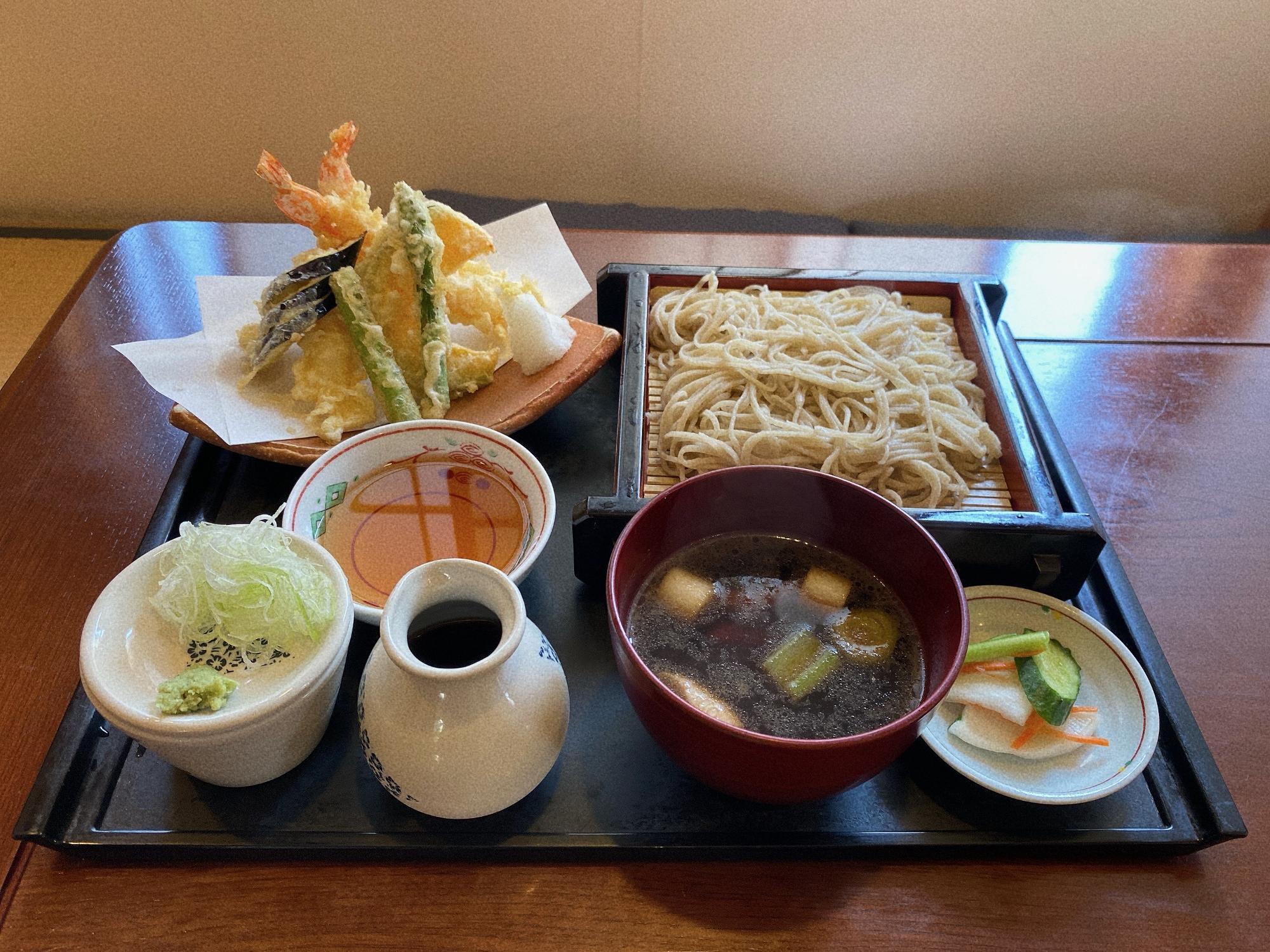 蕎房 かみしろや 天ざるそば 上撰