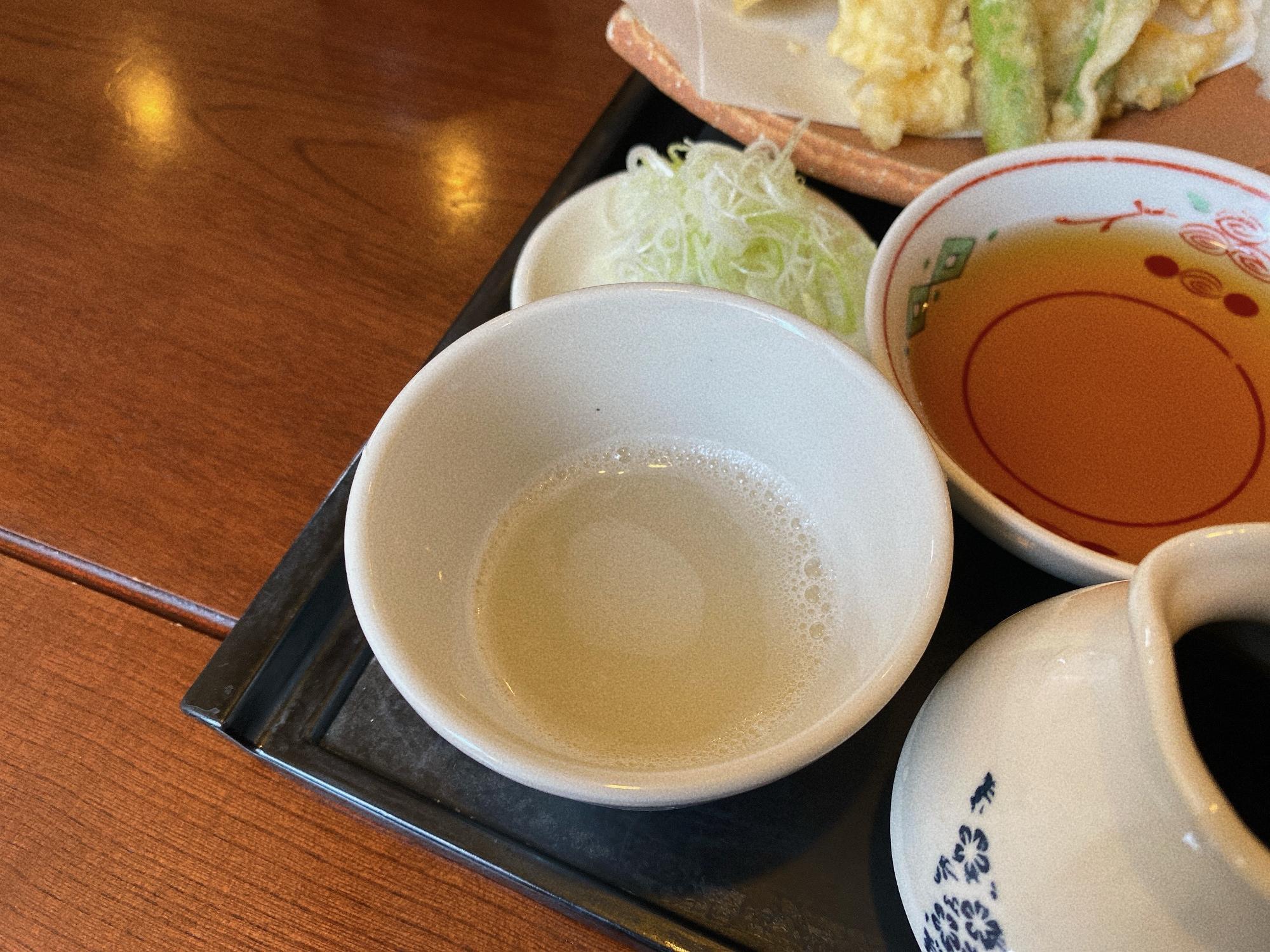 蕎房 かみしろや 高遠辛み大根の汁