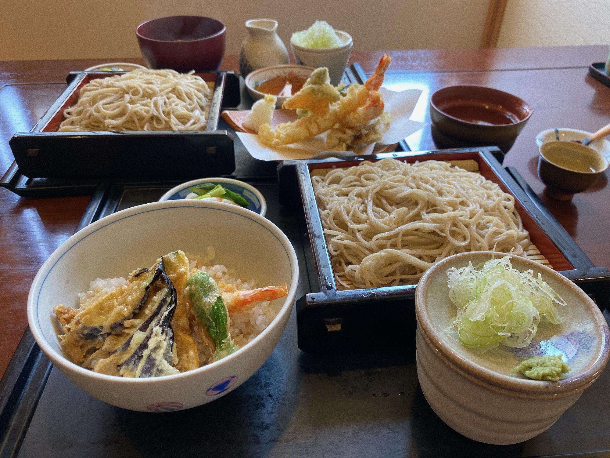蕎房 かみしろや 天丼セット