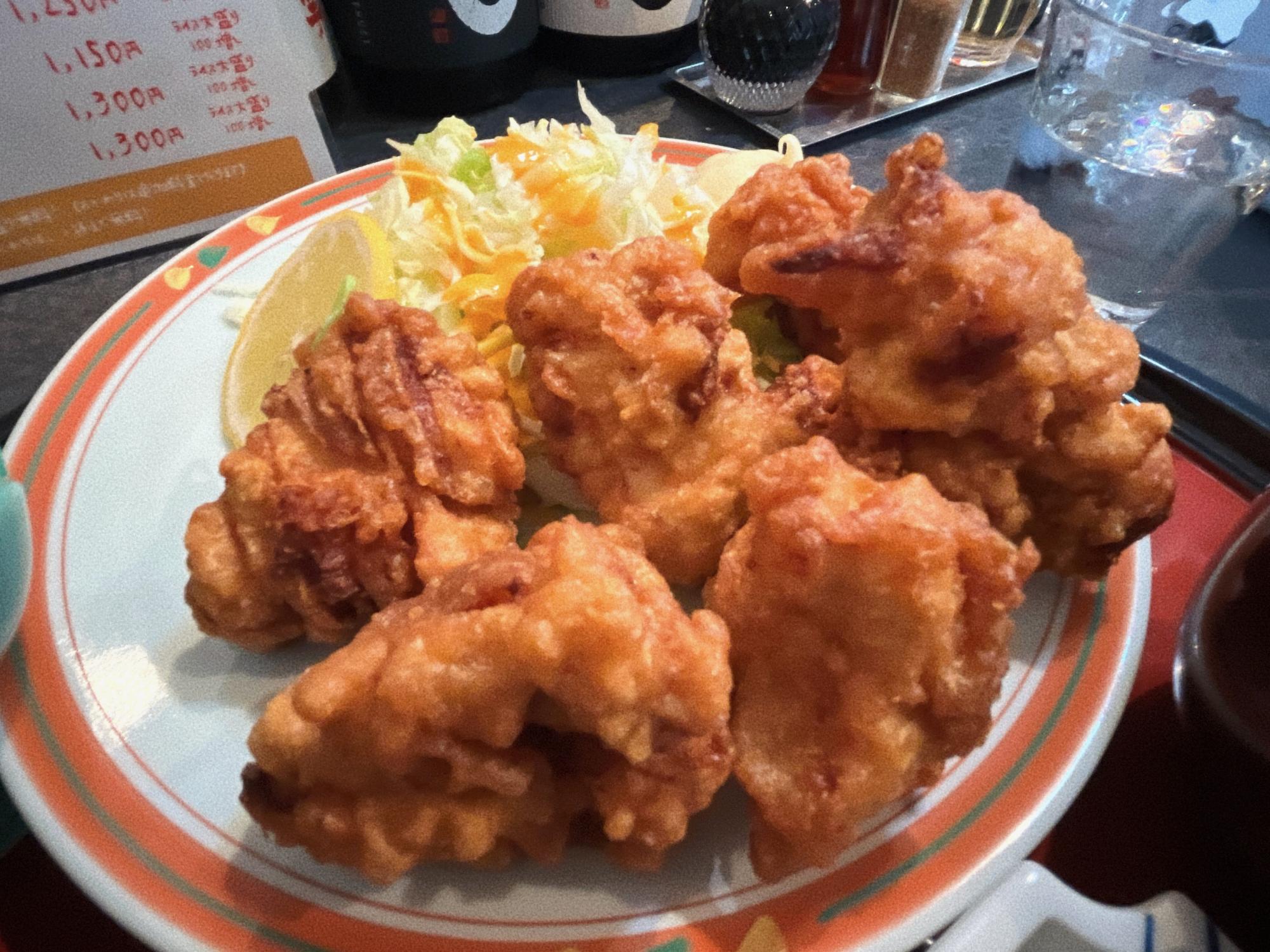 食処 太助 鶏の唐揚げ定食