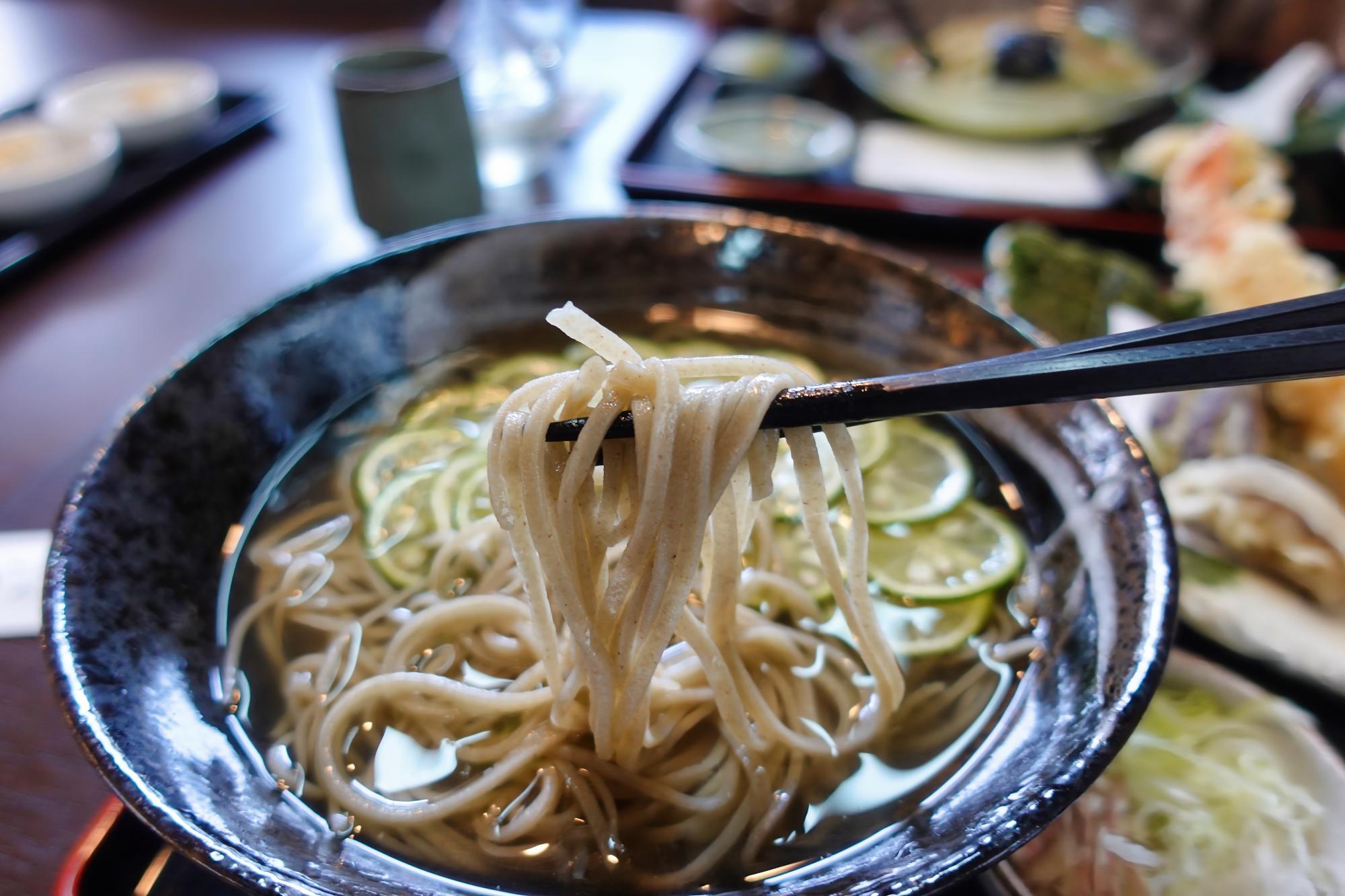 会津 おにやんま すだち蕎麦